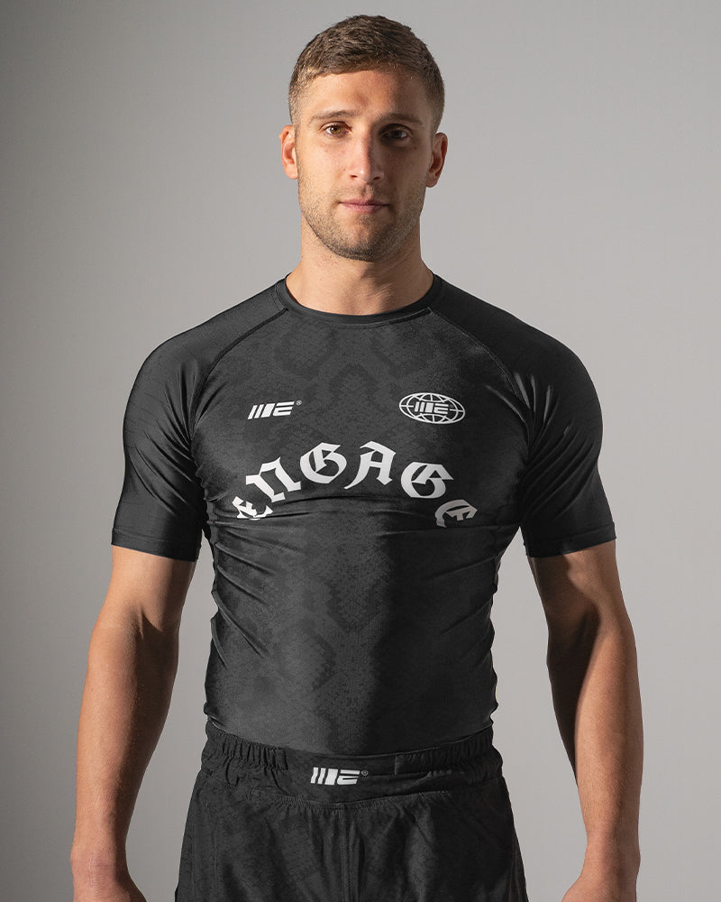 Rash Guard de manga curta Viper (Onyx)
